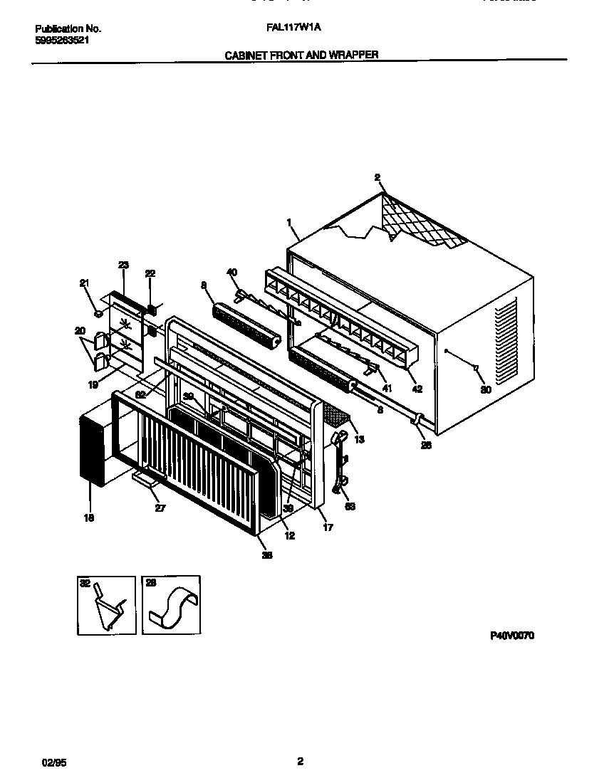 CABINET FRONT AND WRAPPER