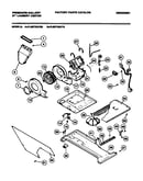 Dryer motor, base