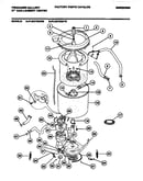 Washer motor, tub