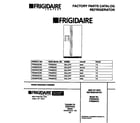 Frigidaire FRS28XGCD0 front cover diagram