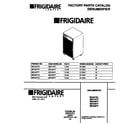 Frigidaire MDH40TF8 front cover diagram