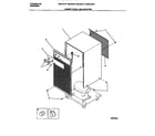 Frigidaire MDH40TF8 cabinet front and wrapper diagram