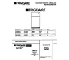 Frigidaire FRT18RRCD0 cover page diagram