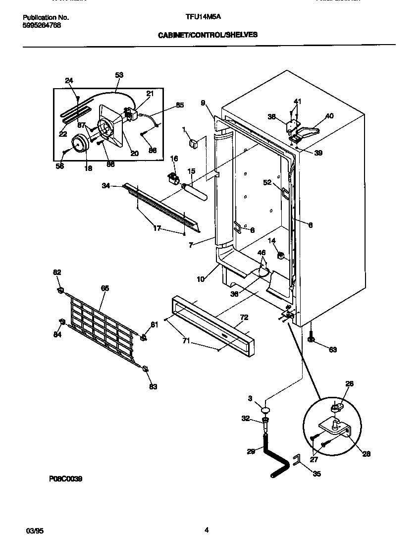 Cabinet/control/shelves