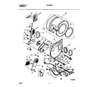 Frigidaire MLCE52RCS1 dryer-cabinet, drum, heater diagram