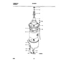 Frigidaire MLCE52RCS1 washer-tubs, motor diagram