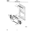White-Westinghouse WAC053T7A2 window mounting parts diagram