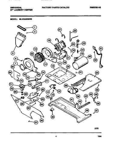 Dryer-motor, blower, belt