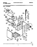 Washer-cabinet, top panel, base