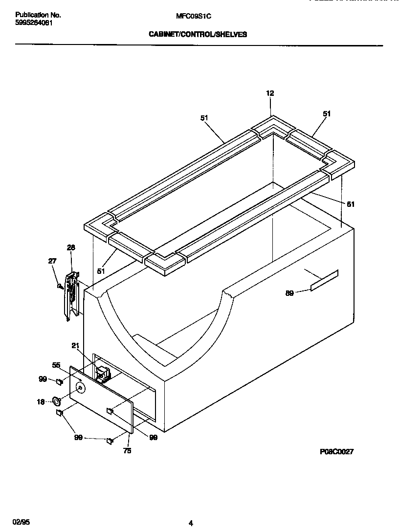 CABINET/CONTROL/SHELVES