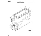 Universal/Multiflex (Frigidaire) MFC09S1CW0 cabinet/control/shelves diagram