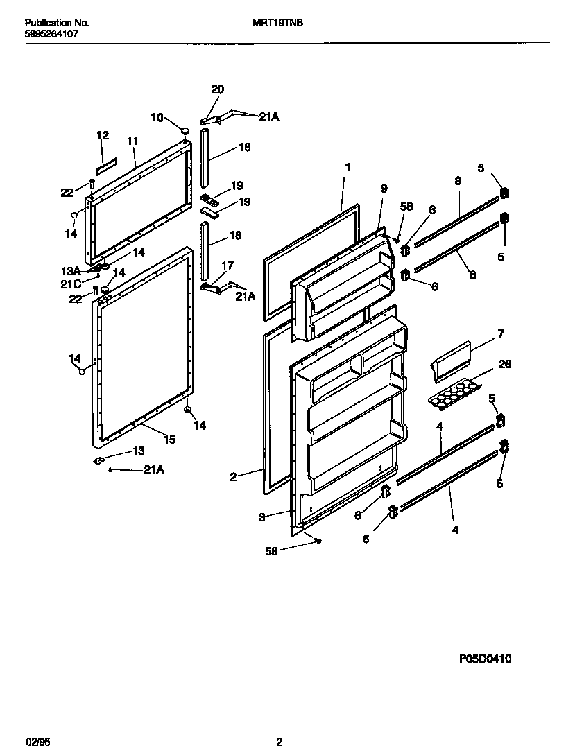 Door section
