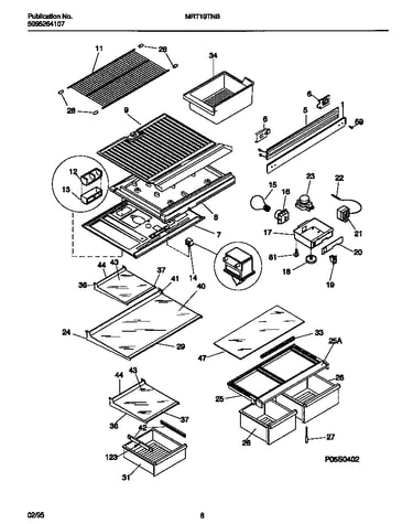 Shelves, controls, divider, mullion