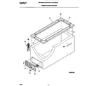 Universal/Multiflex (Frigidaire) MFC05M1BW1 cabinet/control/shelves diagram