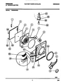 Door, front panel, lint filter