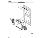 White-Westinghouse WAC086T7A2 window mounting parts diagram