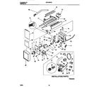 Gibson GRT26WRAD1 ice maker components and installation parts diagram