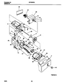 Ice container and dispenser drive