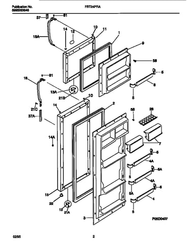 Food and freezer doors