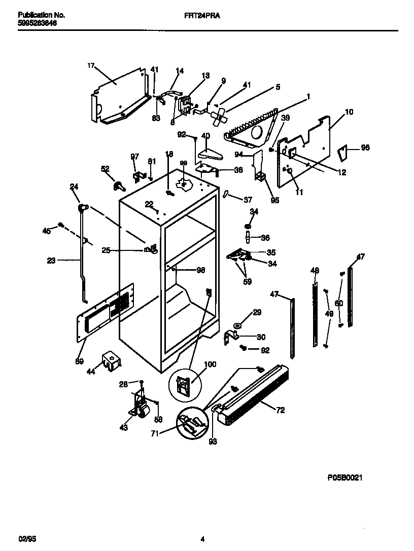 Cabinet w/ fan assembly