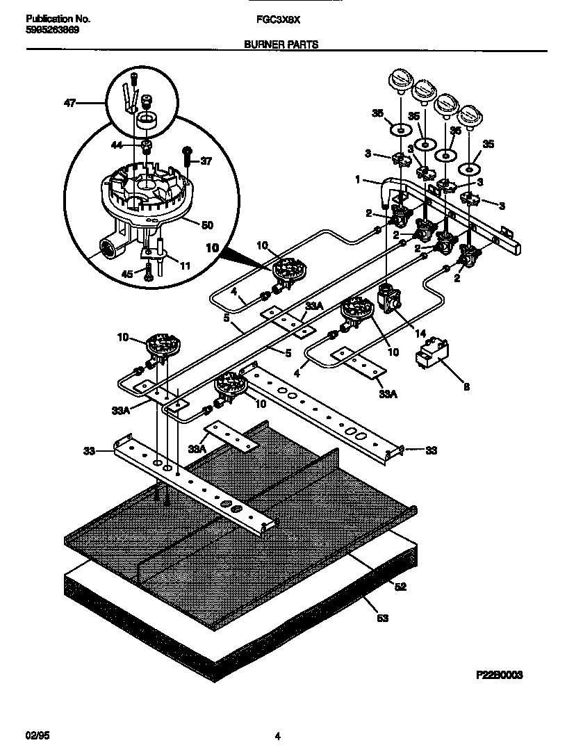 Burner parts