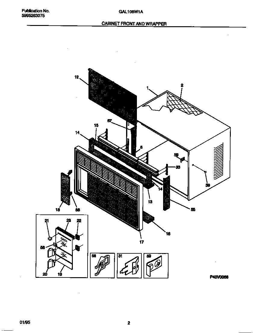 CABINET FRONT AND WRAPPER