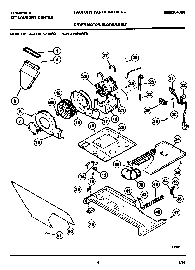 DRYER-MOTOR, BLOWER, BELT