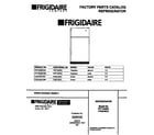 Frigidaire FRT18QRCW0 cover page diagram