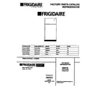 Frigidaire FRT21LRCW0 cover page diagram