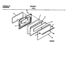 Universal/Multiflex (Frigidaire) MGF311SBWB door diagram