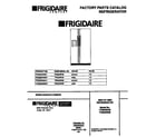 Frigidaire FRS22WHBW1 front cover diagram