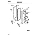 Frigidaire FRS22WNBD1 refrigerator door diagram