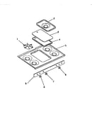 Cooktop, knobs