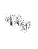 Shroud, scroll, blower motor ("slider" model)