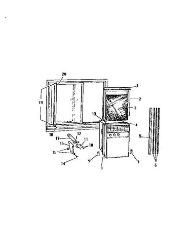 Window mounting parts("slider model)