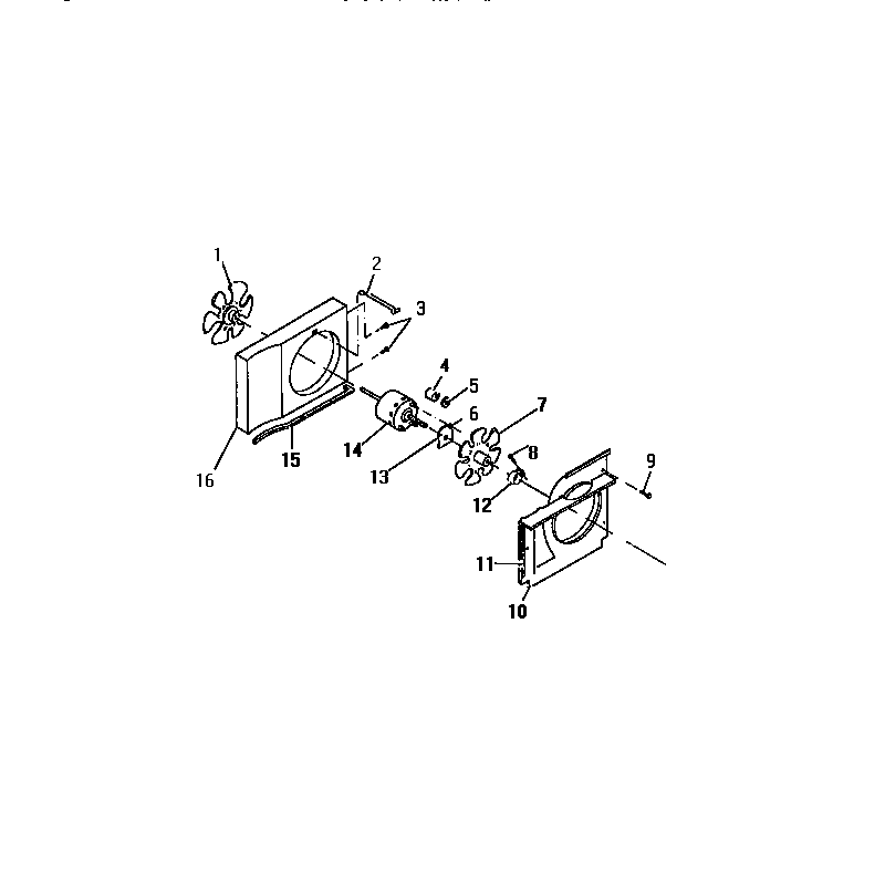 Shroud, scroll, blower motor ("aaa" cabinet models)