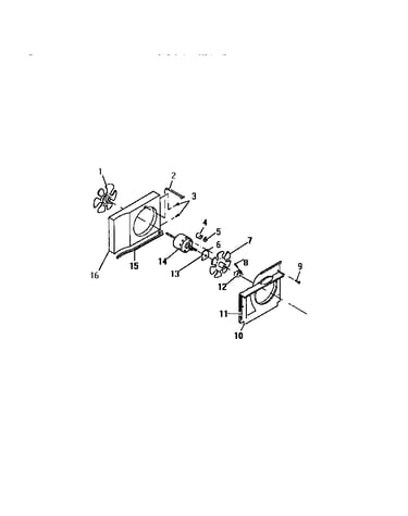 Shroud, scroll, blower motor ("aaa" cabinet models)