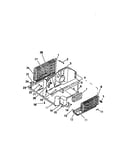 Evaporator, condenser ("cc" cabinet models)