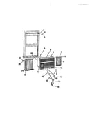 Cabinet window mounting parts ("cc" cabinet models)