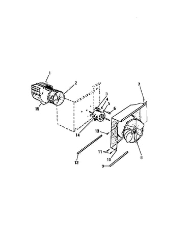 Shroud, scroll, blower motor ("dd" cabinet models)