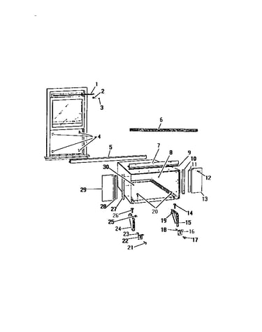 Cabinet window mounting ("dd" cabinet models)
