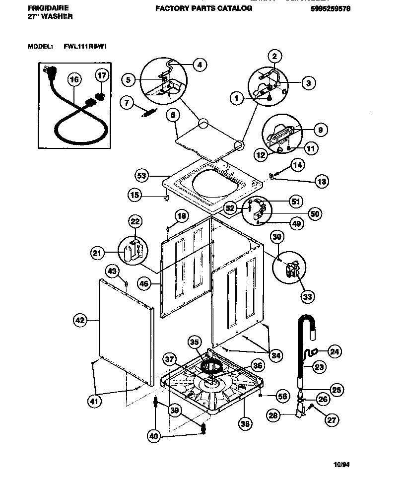 CABINET, TOP PANEL, BASE