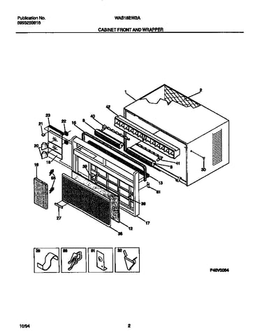 Cabinet front and wrapper