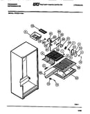 Freezer  compartment, shelf, blower motor