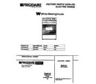 White-Westinghouse WEF322BADA front cover diagram