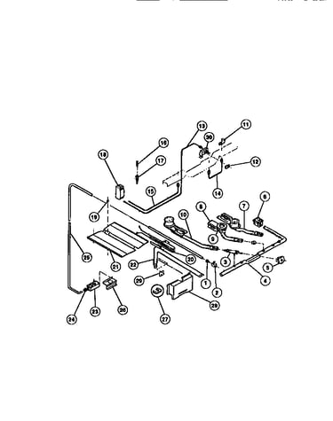Burners, manifold, gas control