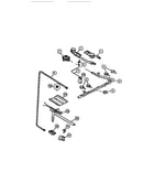 Burners, manifold, gas control