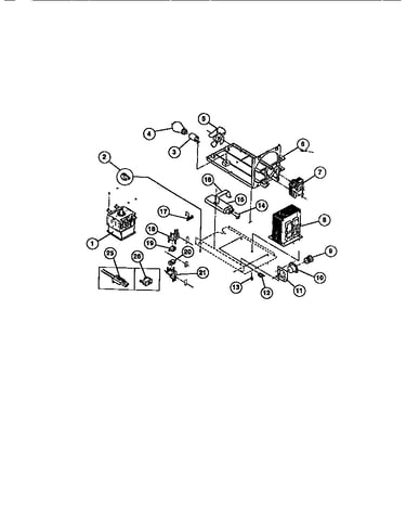 Magnetron, air duct, capacitor