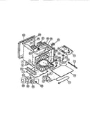 Cavity/elements (upper oven)