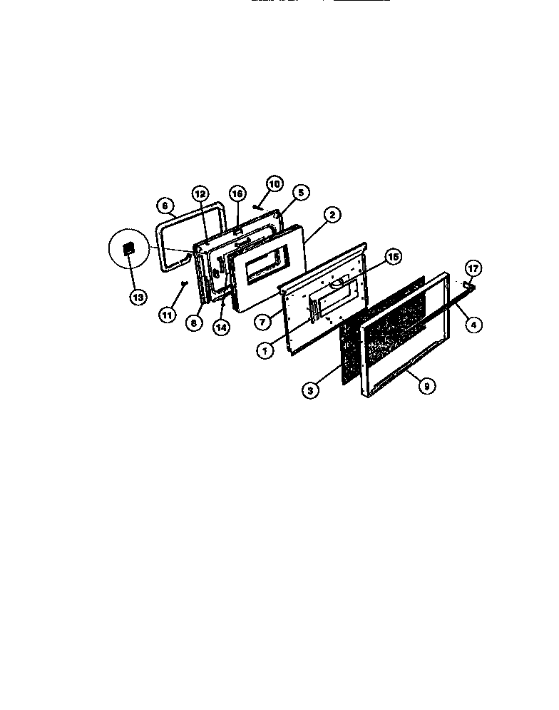 Oven door